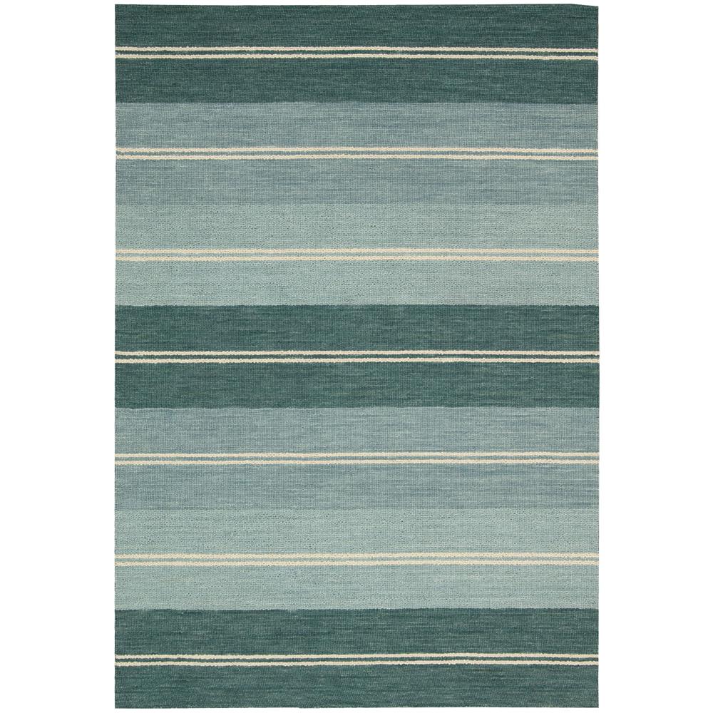 Nourison OXFD1 Oxford 7 Ft. 9 In. X 10 Ft. 10 In. Rectangle Rug in Seaglass